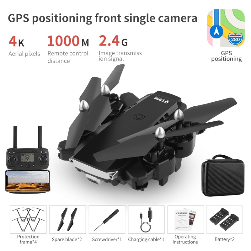 4K HD Dual Camera 5G Wifi FPV Foldable Drone