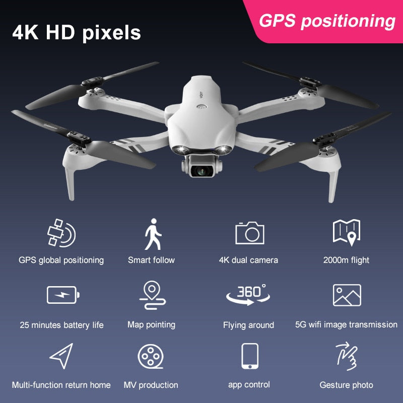 6K HD Camera Z50 New F10 Drone