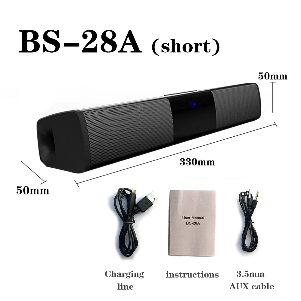 Portable Sound Bar Bluetooth Wireless Speakers