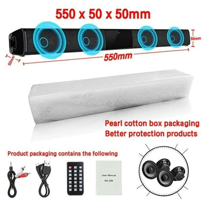 Portable Sound Bar Bluetooth Wireless Speakers