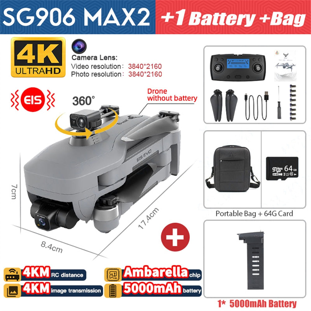 SG906 MAX 2 / 3 Professional 4K Camera Drone