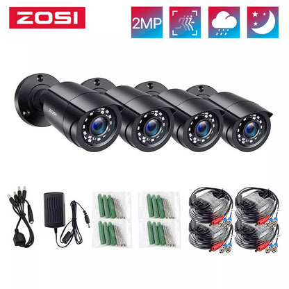 ZOSI 4pcs/lot 1080p HD-TVI CCTV Security Camera