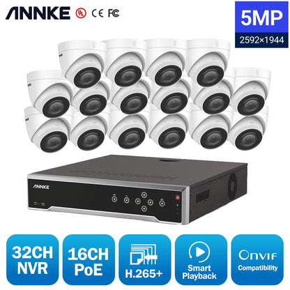 5MP Ultra HD POE Network Video Security System